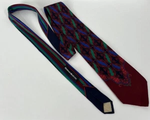 VINTAGE Gianni Versace Tie Silk Mens Tie Handmade in Spain Neiman Marcus - Picture 1 of 10