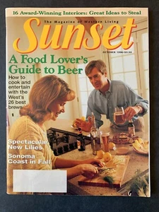 Sunset Magazine Oktober 1996 1990er Lifestyle Reise Rezepte Gartenwerbung - Bild 1 von 9