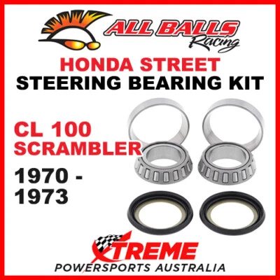 Kit de cojinete de vástago de dirección All Balls 22-1002 Honda CL100 Scrambler 1970-1973 Foto 1 de 2
