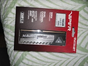 Patriot Viper RAM 2x8GB (16GB) DDR4-2666 Memory -NEW - Picture 1 of 2