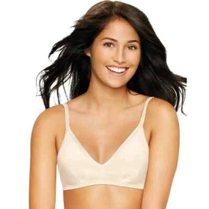 Hanes Ultimate Comfort Flex Fit Wireless Convertible Bra DHHU11 Small $34 NWT - Picture 1 of 4