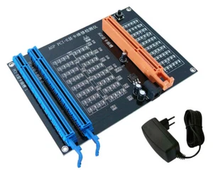 Test Plate For Graphics Card Port Double Interface AGP / PCI EXPRESS PCIe - Picture 1 of 4