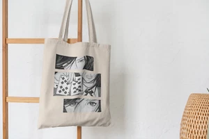 Manga Elevens Tote Bag, Japanese Tote Bag, Anime Umhängetasche, Organic Tote Bag. - Bild 1 von 3