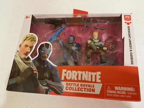 Fortnite Epic Games Battle Royale Collection Sergeant Jonesy & Carbide - NEW Cover