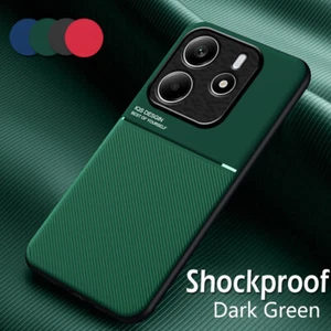 Skórzane magnetyczne smukłe etui do Xiaomi Redmi Note 13Pro / 13 Pro + / 12 Pro + / 11 Cover - Zdjęcie 1 z 21