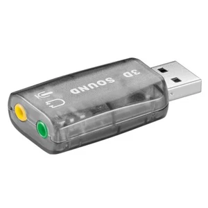 Goobay USB Sound Audio Klinken Adapter für Notebook PC Headset - Bild 1 von 1