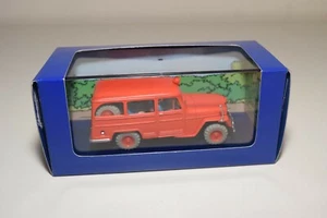 A26 1:43 57 ATLAS HERGE TINTIN CALCULUS AFFAIR WILLYS OVERLAND JEEP MIB - Foto 1 di 4