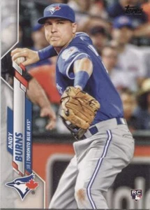 ANDY BURNS RC 2020 Topps Update Base ROOKIE Card - TORONTO BLUE JAYS - #U-177 - Picture 1 of 1