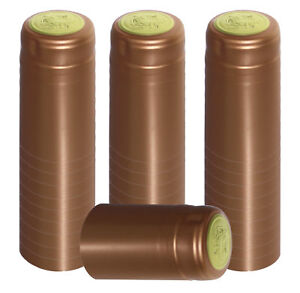 1 X Bronze PVC Shrink Capsules- 30 Per Bag