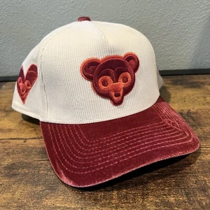 New Era 9Forty A-Frame MLB Chicago Cubs “Premium Corduroy Velvet” Snapback - Picture 1 of 8