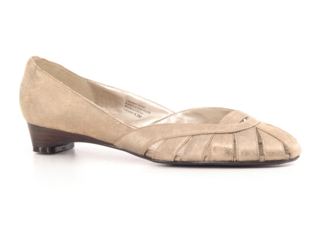 Новый ALFANI женщин кожаный котенок каблук комфорт плоский балет сандалии обувь Sz 9,5 M - Изображение 1 из 1