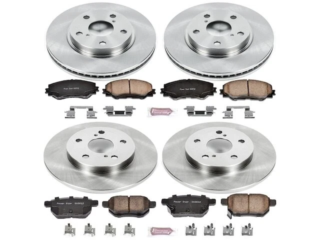 Kit de pastillas de freno y rotor delanteras y traseras para 08-15 Scion xB DR35V4 Foto 1 de 1