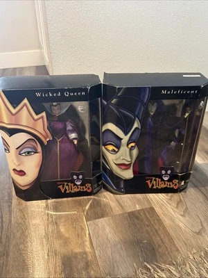Disney Sleeping Beauty MALEFICENT Disney Villains Doll No 88011 + Wicked Queen - Image 1 of 4