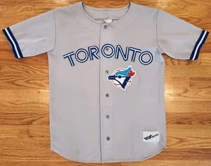 Roberto Alomar Ravens Toronto Blue Jays #12 Stitched Jersey L Used 90's Gray MLB - Picture 1 of 24
