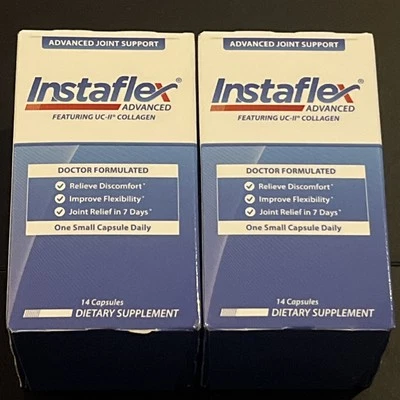 Instaflex Advanced Joint Support Relief - 14 штук 2 коробки срок годности 10/2026 - Изображение 1 из 3