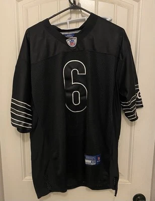 Camiseta Jay Cutler #6 Chicago Bears Reebok On Field talla 50 negra/blanca Foto 1 de 4