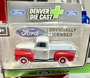 Menards 1:48 Denver Die Cast 1948 White with Red Fenders Cool Beans Pick-Up Truc - Picture 1 of 4