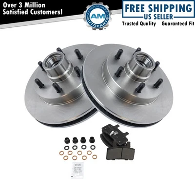 Kit de pastillas de freno delanteras y rotor para GMC Savana 2500 1996-2002 Foto 1 de 4