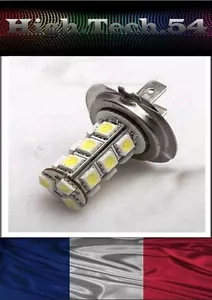 2 H7 Daylight Bulbs 18 LED Xenon White Fog* - Picture 1 of 1