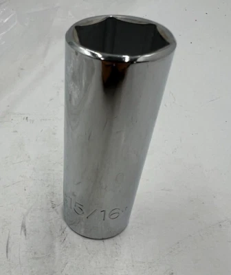 Proto Professional Deep Socket 5330H 1/2 in Drive 15/16" Hex SAE Socket, 6 Point - Image 1 of 4