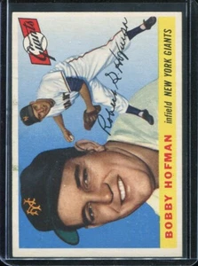 1955 Topps Baseball # 17 Bobby Hofman (EX-MT) Excellent to Mint - Picture 1 of 2