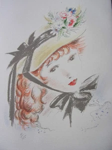 Dignimont / Lithografie Originell Unterzeichnet Von Dignimont Au Bleistift - Picture 1 of 3