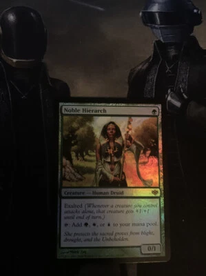 MTG - 1x Noble Hierarch - Foil -Conflux LP - Image 1 of 2