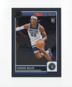 2023-24 Hoops Premium Stock LEONARD MILLER Base RC - Picture 1 of 2
