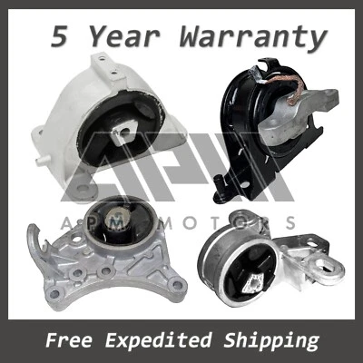K3881 For 2002-2007 Dodge Caravan 2.4L AUTO Motor & Transmission Mount Kit 4pc - Image 1 of 4