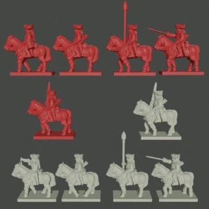 24x 15mm/1:100th SYW Caballería Francesa (Miniaturas Turner) - Imagen 1 de 2