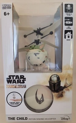 World Tech Star Wars Mandalorian The Child Baby Yoda Motion Sensing Helicopter - Image 1 of 4