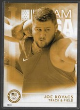 RARE 2016 TOPPS OLYMPICS JOE KOVACS 5X7 GOLD CARD #33 ~ /10 ~ USA SHOT PUT GREAT