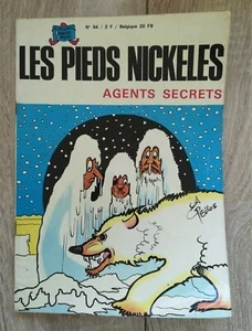 LES PIEDS NICKELES  ** N°54 AGENTS SECRETS ** 1971  PELLOS - Bild 1 von 2
