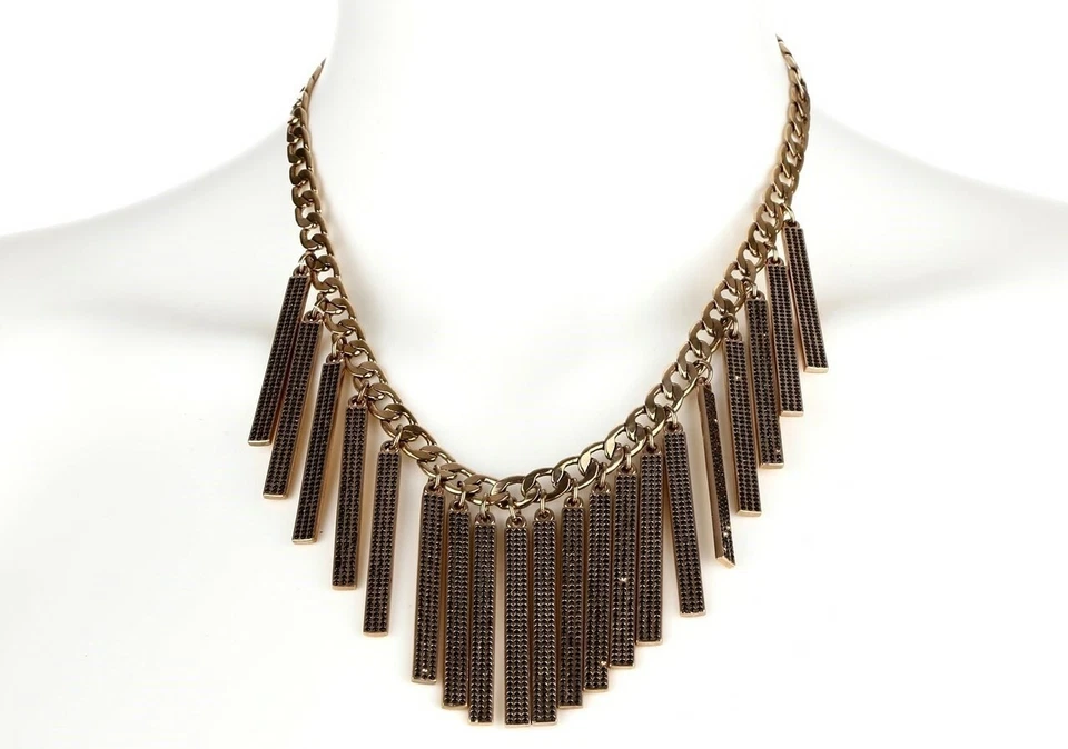 Collar de identificación de pasarela REBECCA MINKOFF pavé circonita cúbica 134994 Foto 1 de 1