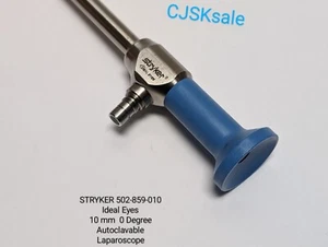 STRYKER 502-859-010 Ideal Eyes Autoclavable Laparoscope 10mm 0 Degree (USED). - Picture 1 of 17