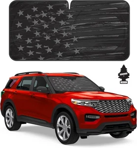 New Vintage US Car Window Windshield Popups Sun Shade For Jeep - Foto 1 di 8