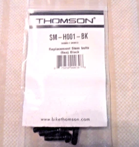 Thomson Stem Bolts {6} Black SM-H001-BK - Picture 1 of 2