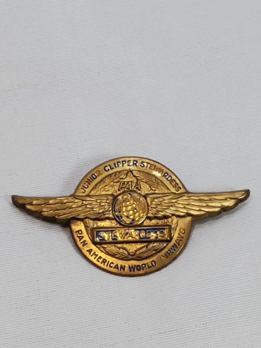 超レア】パンアメリカン航空 パイロット ウイング ピンバッチ