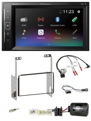 Pioneer DAB Lenkrad 2DIN Bluetooth USB Autoradio für Nissan X-Trail T31 2007-200 - Bild 1 von 4