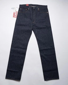 LVC Levi’s Vintage Clothing Big E 501 XX 1955 Raw Selvedge Denim Jeans 33X34 USA - Picture 1 of 8