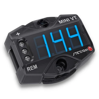 STETSOM MiniVT Digital Display Mini Voltmeter High Accuracy Blue LED 7V~30V Automotiv...