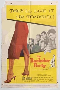 Póster de la película Nancy Marchand Carolyn Jones "THE BACHELOR PARTY" original vintage - Imagen 1 de 1