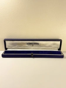 LONGINES Vintage Watch *RARE* Presentation Box Purple and Gold - Picture 1 of 2