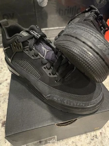 Nike Jordan Spizike Low GS ‘Black Cat’ GS SIZE 5Y FQ3950-001 New Big Kid Youth - Picture 1 of 16