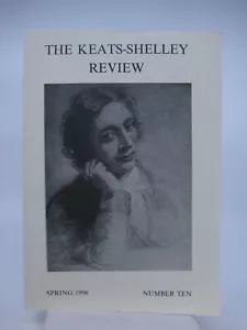 The Keats-Shelley Review, Number 10 (John Keats 1795-1995 Bicentennial Issue) - Bild 1 von 1