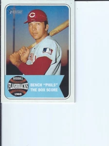 Johnny Bench 2018 Topps Heritage Baseball Flashbacks - Picture 1 of 1