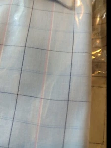 Burton Shirt Größe 16,5 blau kariert reine Baumwolle langärmelige Knöpfe NEU - Bild 1 von 6