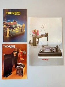 ORIGINAL VINTAGE THORENS KATALOGE DREI STÜCK - Picture 1 of 6