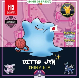 ✨ DITTO JAPONÉS / JAPAN SHINY 6 iv´s ✨ | pokemon diamante 💎 / perla 🔮 - Picture 1 of 3