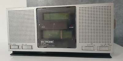 Radiosveglia Orologio Radio Tectronic TEC8100 Argento Vintage - Immagine 1 di 4